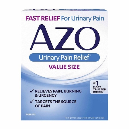Azo Urinary Pain Relief 95 mg Strength Phenazopyridine HCL Tablet, 30PK 87651030152